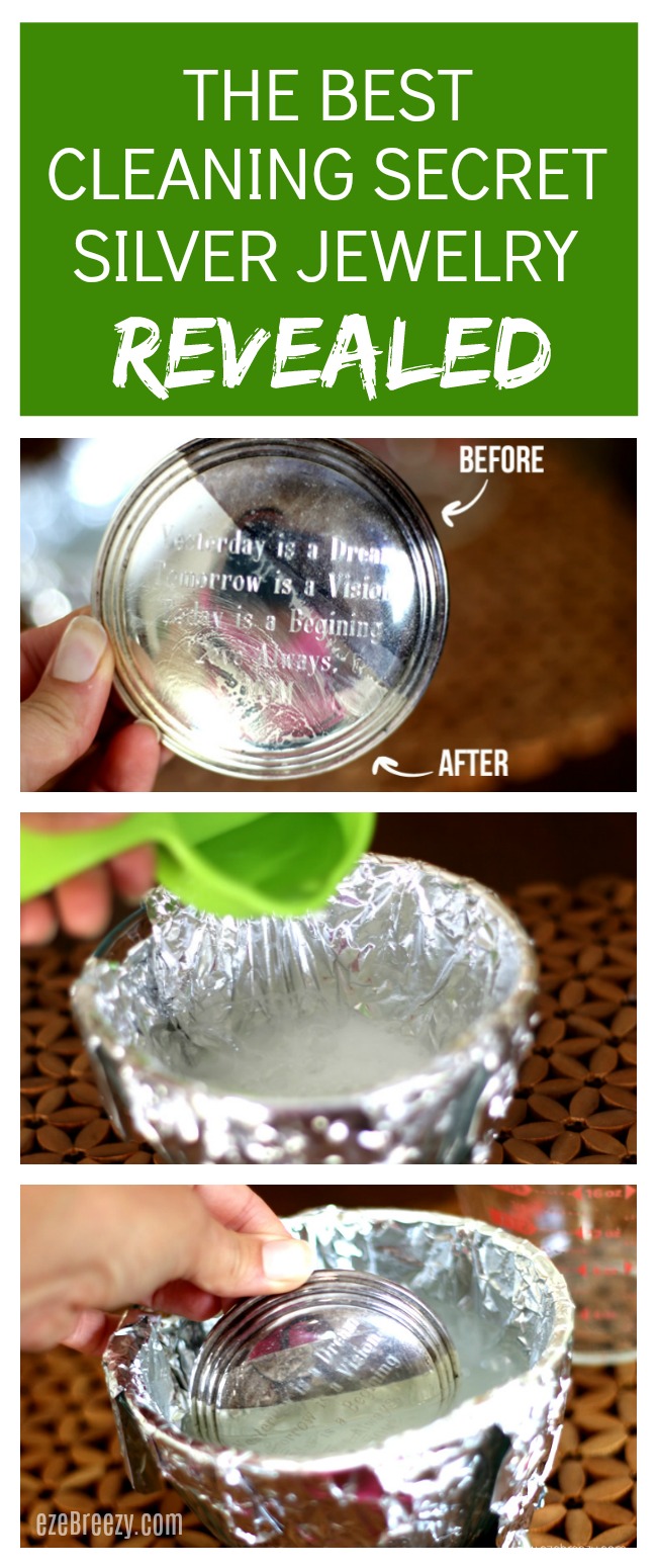 The Best Silver Jewelry Cleaner . This silver jewelry cleaner is so simple to make and works on the toughest tarnish. I have found the best silver cleaning secret ever!