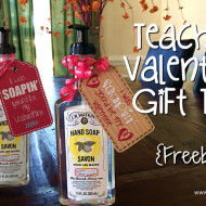 Teacher Valentine Gift Tag {Freebie}