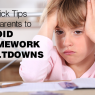 4 Quick Tips For Parents To Prevent A Homework Meltdown
