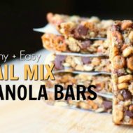 Healthy & Easy Trail Mix Granola Bars