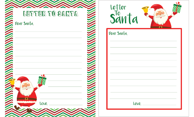 Free Printable Letter To Santa