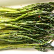 Balsamic Browned Butter Roasted Asparagus