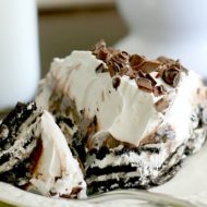 Oreo Icebox Pie Dessert Recipe