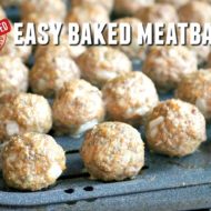 Easy and Kid-Approved Baked Meatballs