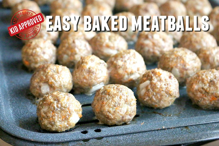 Quick, easy and delicious, this Baked Meatballs recipe is the BEST and definitely kid-approved! Juicy, tender and packed with flavor, these Bake Meatball are simple to make and soon to be a family favorite.