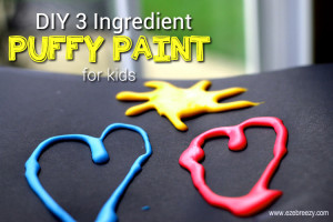 diy puffy paint