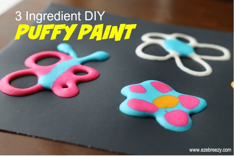 How to Make Puffy Paint  Puffy paint crafts, Crafts for kids