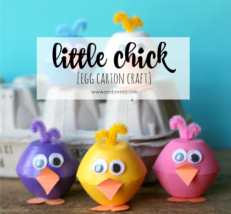 Little Chick Egg Carton Craft