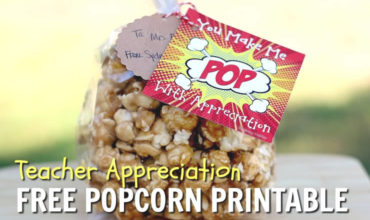 Teacher Appreciation Gift Popcorn