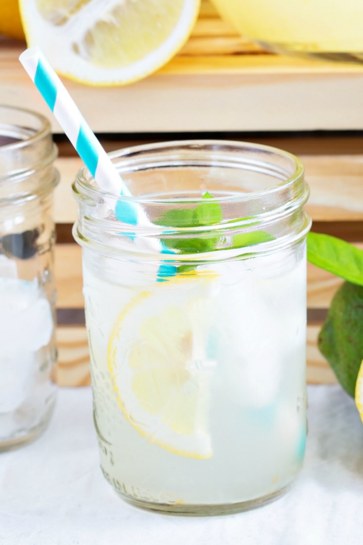 EASY 3-INGREDIENT Homemade lemonade recipe...This cool, refreshing lemonade is the ultimate summer drink for the whole family to enjoy on a hot days of summer.