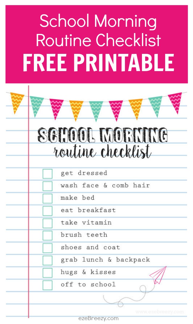 Make school mornings healthy and stress-free!