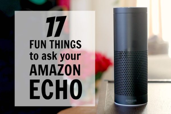 There are so many things to love about the Amazon Echo. Here is a great list of fun and cool things to ask your ask Alexa. Printable list available.