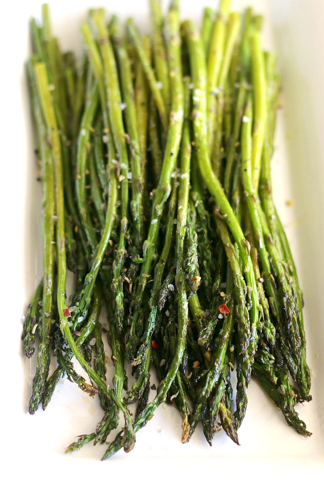 Prepare yourself for the BEST way to make asparagus! Voted one of the best (and simplest) side dishes , this Balsamic Browned Butter Roasted Asparagus is definitely a keeper and perfect for any occasion. Ready in under 15 minutes and topped with an amazing sauce that is smooth and buttery with a hint of tang.