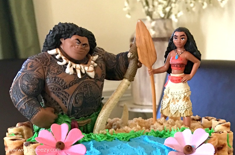 Baby Moana Deco Wrap Edible Cake Toppers – Cakecery